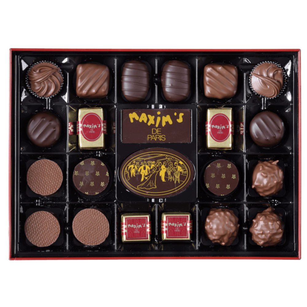 Boîte 22 Chocolats - Assortiment de chocolats - Maxim's shop