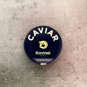 Boite de Caviar Transmontanus de la Maison Kaviari.