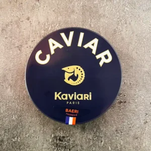 Boite de Caviar Baeri Fermier de la Maison Kaviari.
