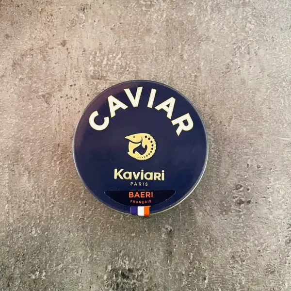 Boite de Caviar Baeri Fermier de la Maison Kaviari.