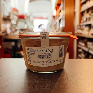 Bocal de 300g de foie gras de canard entier St Orens