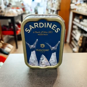 Boite de 85g de sardines millésimées Kaviari
