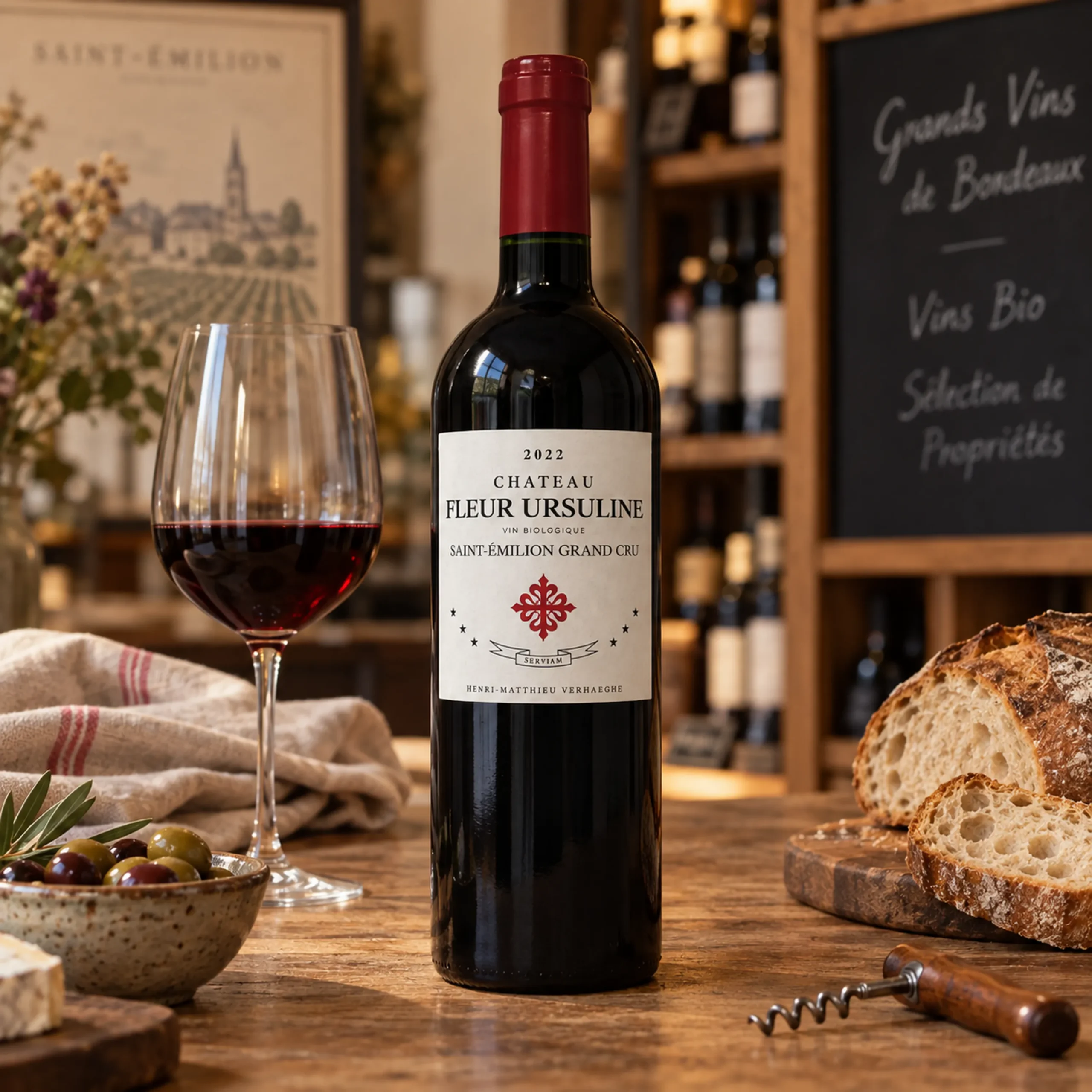 Saint -Emilion Grand Cru - Château Fleur Ursuline.