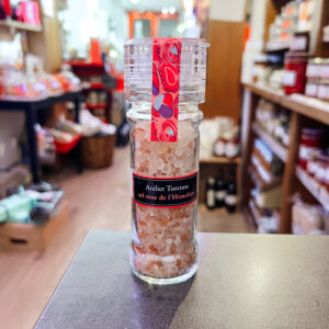 Sel rose d'Himalaya en moulin