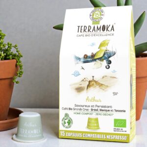 15 capsules compatibles Nespresso "Arthur" TerraMoka