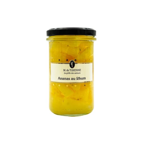 Ananas au Rhum griffes de saveurs Turenne 145g