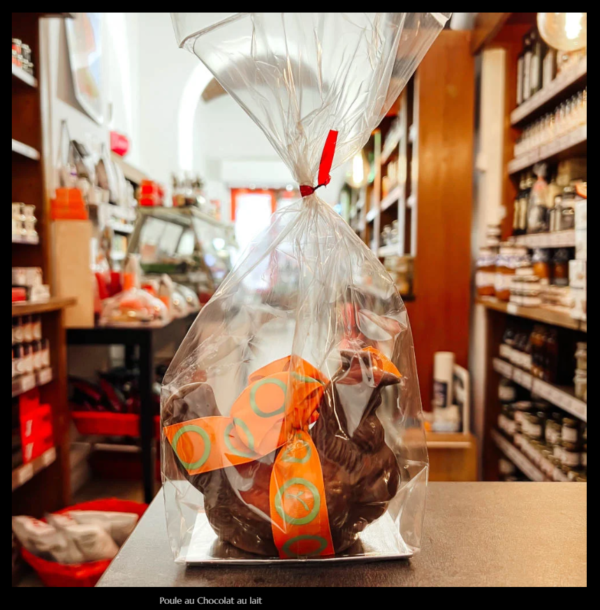 Poule Chocolat Lait garnie N°4 Voisin