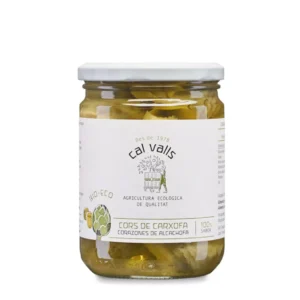 Bocal de 410g de coeurs d'artichauts Cal Valls