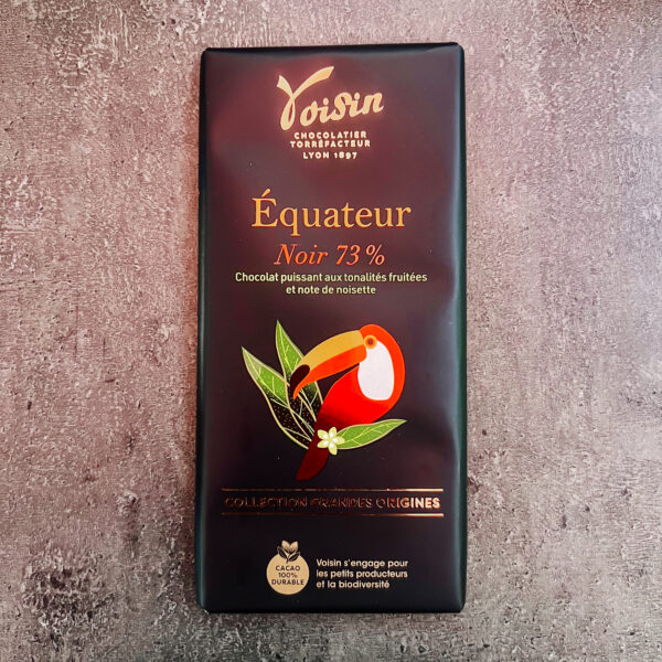 Tablette de chocolat noir Équateur