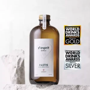 Pastis Du cœur à l'esprit 500 ml   Médaille D'Or et D'argent. 
