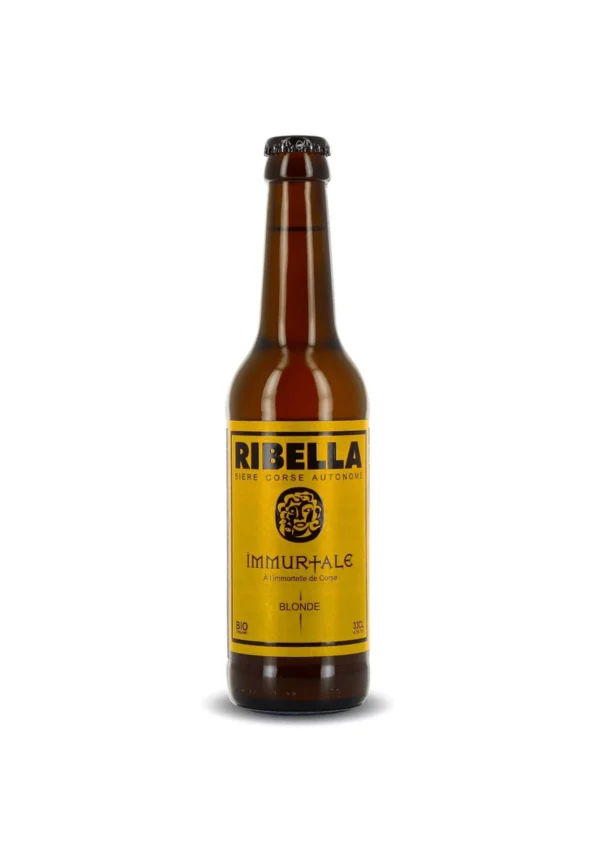 Bière Corse RIBELLA - IMMURTALE - blonde à l'immortelle Corse BIO – Image 3