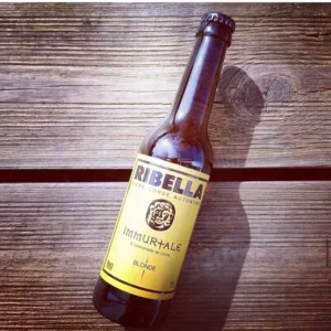 Bière Corse RIBELLA - IMMURTALE - blonde à l'immortelle Corse BIO