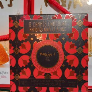8 Carres de chocolat marbré Maxim's nouveau