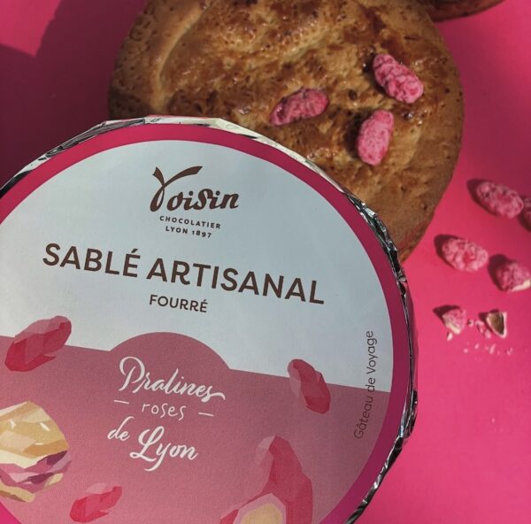 Sablé aux pralines roses de Lyon