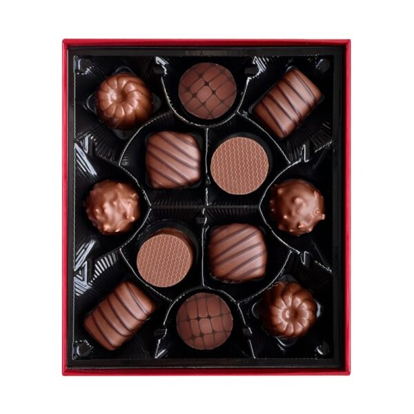 Assortiment exclusif -coffret luxe 12 chocolats lait Maxim's – Image 3
