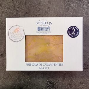 Foie gras de canard mi-cuit 2 tranches