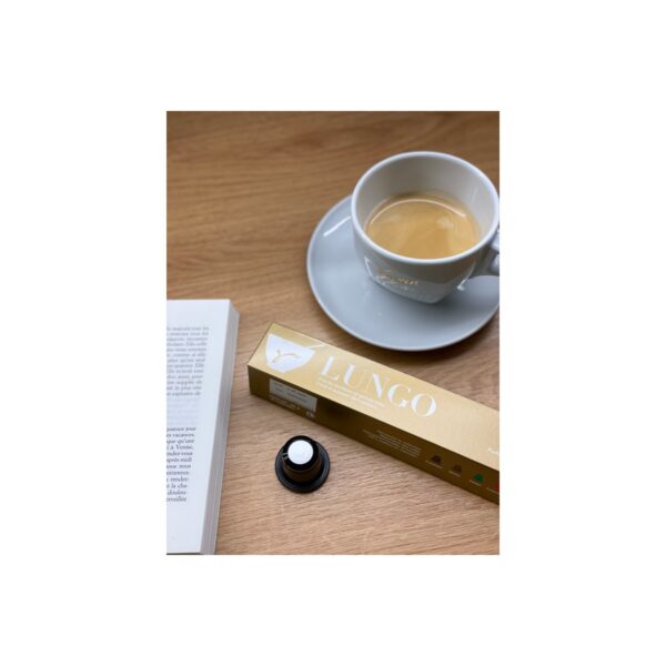 Boite de 10 capsules de café Lungo – Image 2