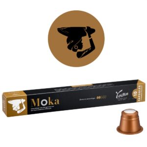 Boite de 10 capsules de café Moka