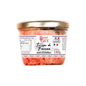 Terrine de Faisan aux griottes 180g Raoul Gey