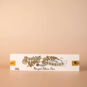Nougat blanc dur - 200g - 40% d'amandes - Artisanal