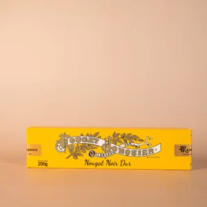 Nougat noir dur - 200g - 60% d'amandes - Artisanal