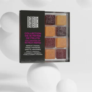 Collection de 16 pâtes de fruits  Fauchon