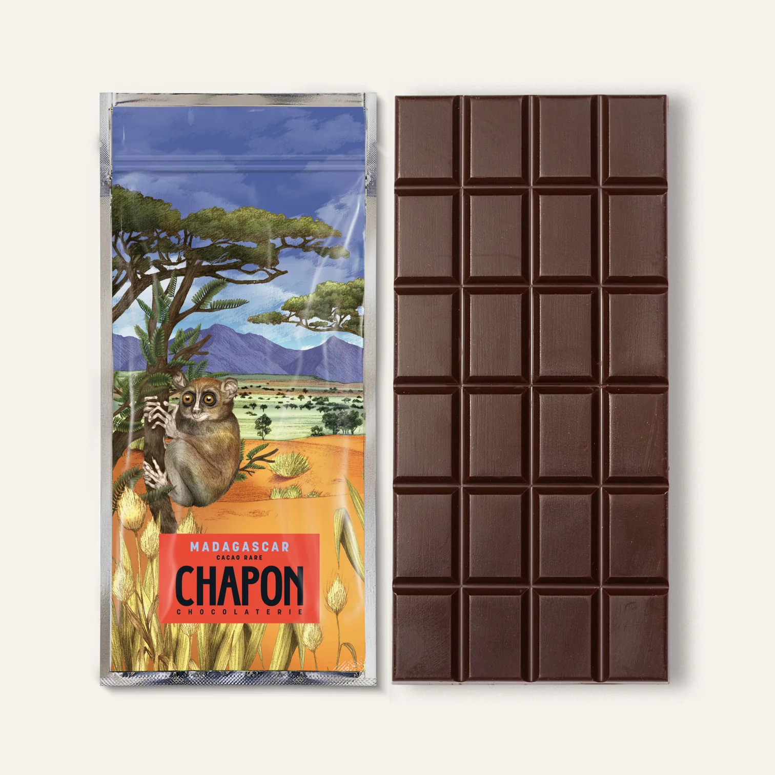 Chocolaterie Chapon - Tablette Noir Madagascar 75%
