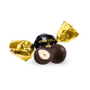 Bonbonnière de noisettes torréfiées - Chocolat Noir