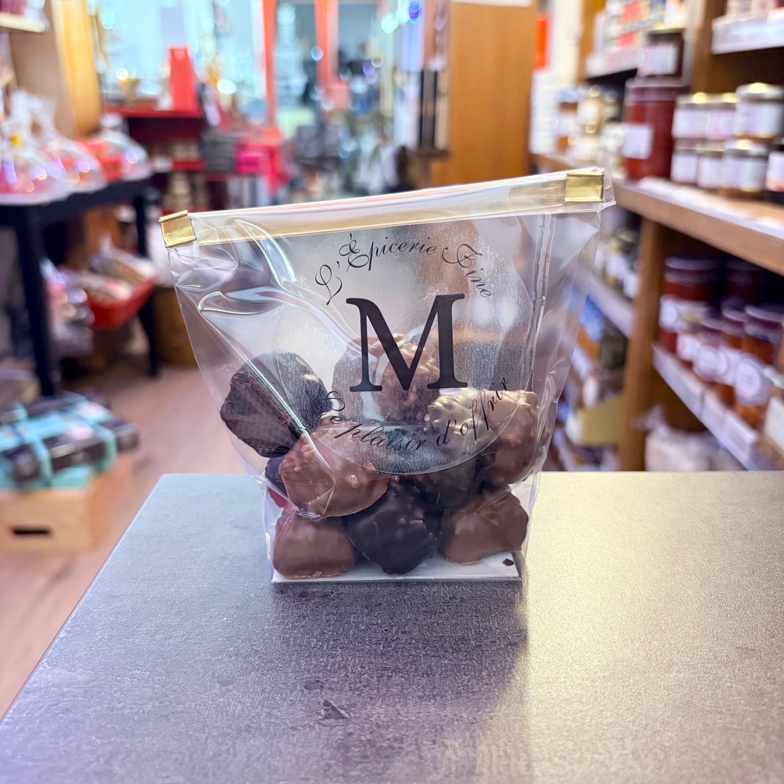 Sachet de rochers assortis lait et noir