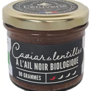Caviar de lentilles à l'ail noir bio