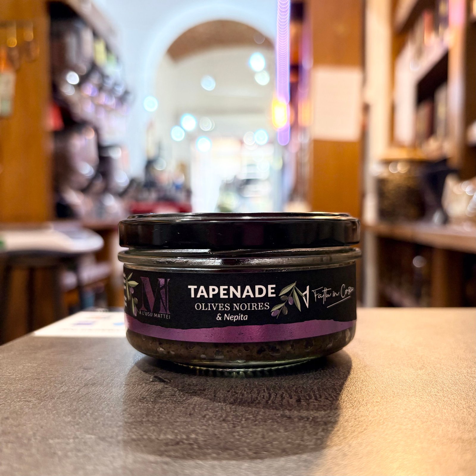 Tapenade olives noires et nepita
