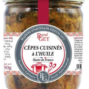 Cèpes Cuisines à l'huile Raoul Gey
